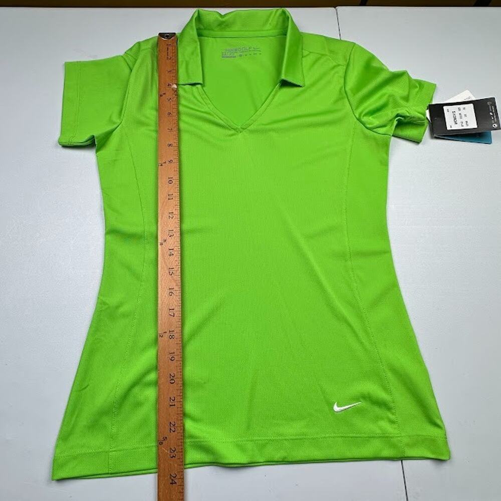 Nike Golf Polo Shirt Womens Extra Small Green Dri Fit Stay Cool Short Sleeve - Picture 11 of 12